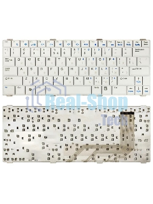 Клавиатура для ноутбука Dell Vostro 1200 V1200 белый