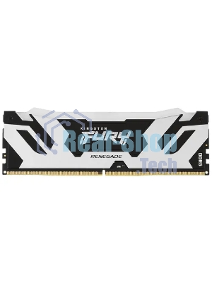 Оперативная память Kingston Fury Renegade, DDR5, 48Gb (1x48Gb), 6000MHz, CL32, DIMM, с радиатором, RGB, cеребристый/черный