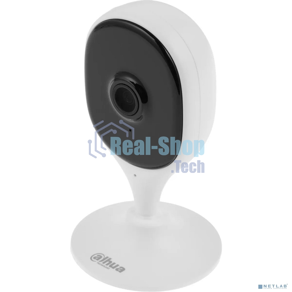 Компактная IP-видеокамера Dahua DH-IPC-C3AP-0280B с Wi-Fi 2.4ГГц 3Мп, 1/3.2” CMOS, объектив 2.8мм, обнаружение людей, ИК 10м, микрофон, динамик
