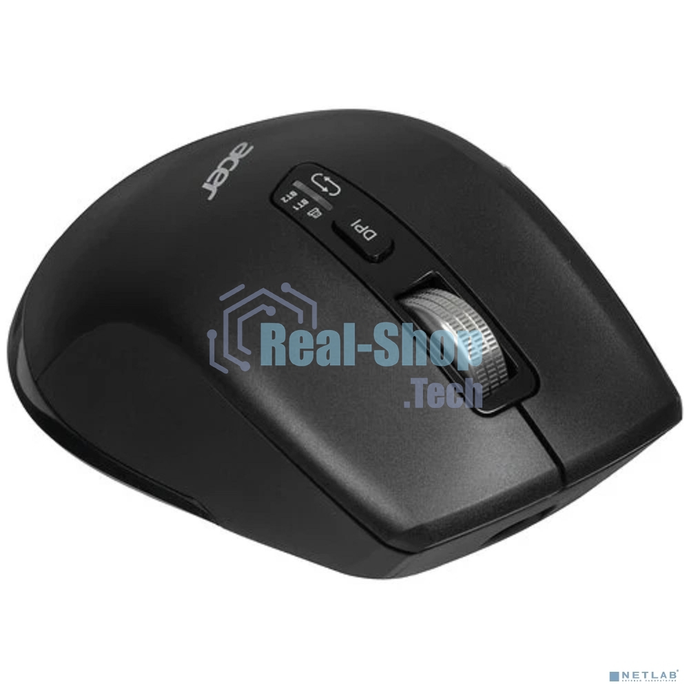 Мышь беспроводная Acer OMR405 черный, 4800 dpi, радиоканал, Bluetooth, USB, кнопки - 8
