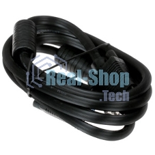 Кабель-удлинитель VGA Pro Cablexpert CC-PVGAX-1.8M, 15M/15F, 1.8м, экран, феррит. кольца, пакет