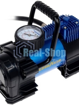 Компрессор GOODYEAR GY000102 GY-35L 35 л/мин Мощность - 168 Вт, Производительность - 35 л/мин, Максимальное токопотребление - 14 А, Максимальное давление - 7 Атм, Длина провода питания: 3 м, Длина воздушного шланга: 1 м. Сумка и набор переходников в комплекте.