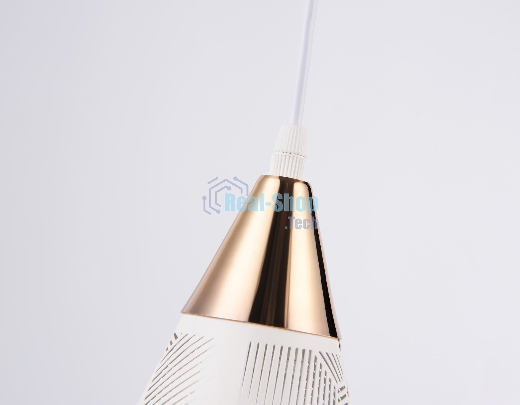 Светильник Ambrella light TR8429 WH/FGD белый/золото E27 max 40W D180*800