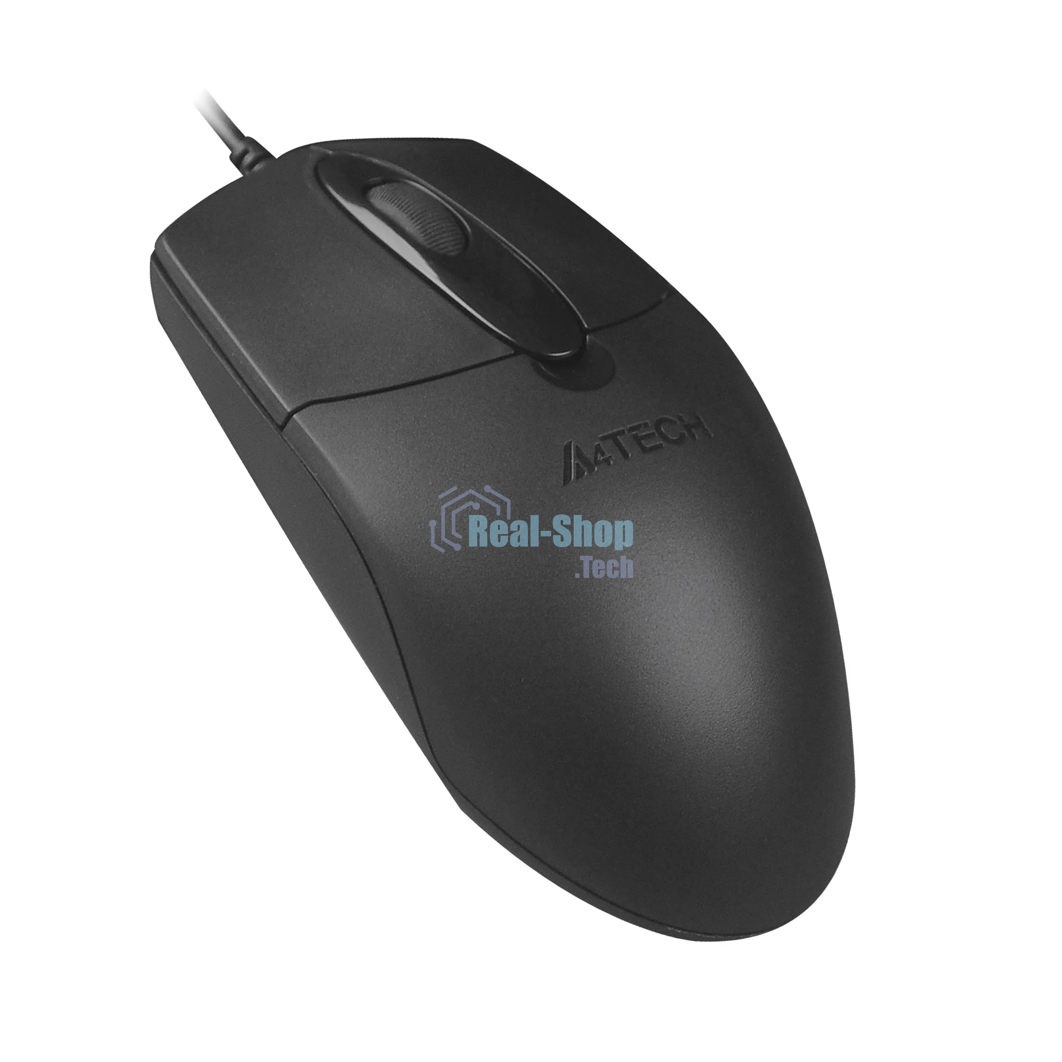 Мышь проводная A4Tech OP-720S черный, 1200 dpi, USB Type-A, кнопки - 3