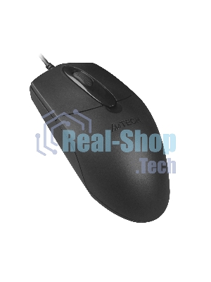 Мышь проводная A4Tech OP-720S черный, 1200 dpi, USB Type-A, кнопки - 3