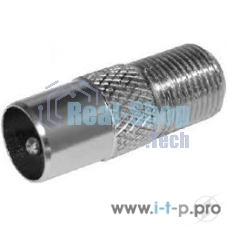 Переход гнездо F-штекер TV PROconnect