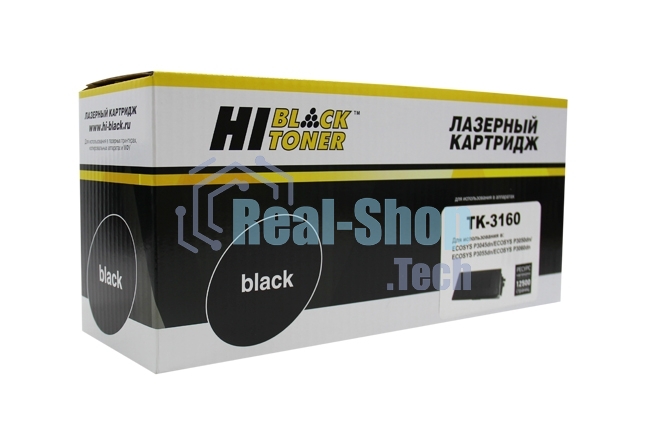 Тонер-картридж Hi-Black (HB-TK-3160) для Kyocera-Mita P3045dn/P3050dn/P3055dn, 12,5K (с/ч)