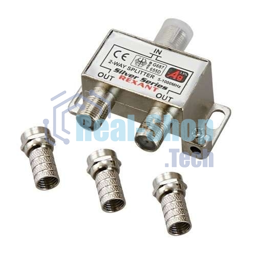 Делитель ТВ Rexant х 2 + 3 шт. F 