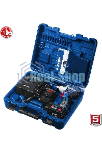 Гайковерт Зубр 20В бесщеточный, 2 АКБ (4А·ч), в кейсе, Профессионал. Gb-250-42