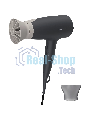 Фен Philips BHD351/10 черный, 2100 Вт, ионизация