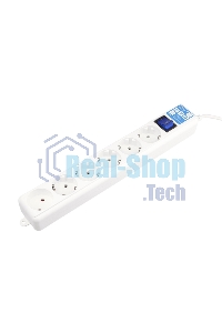 Фильтр-удлинитель PowerCube PRO (SPL(5+1)-16B-P-5М) 5.0 м, LC контур - подавление В/Ч помех, 16А/3,5 кВт