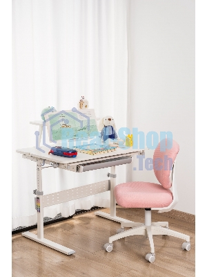 Кресло Cactus CS-CHR-3594PK розовый, ткань, 75 кг, механизм качания