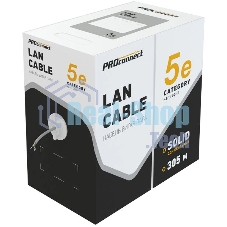 Кабель PROconnect (01-0152) Кабель FTP cat.5e 4 пары (305м) 0.51 мм