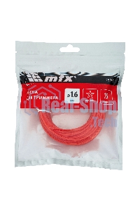 Леска для триммера MTX звезда 1,6 мм х 15 м