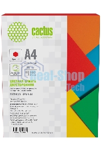 Бумага Cactus CS-CPR-A480500 A4/80г/м2/500л./красный интенсив
