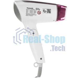 Фен Panasonic EH-ND21-P615 белый/розовый, 1200 Вт, компактный