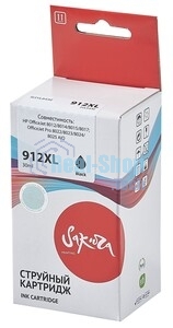 Картридж струйный Sakura 3YL84AE (№912XL Black) для HP, черный, 30 мл., 825 к.