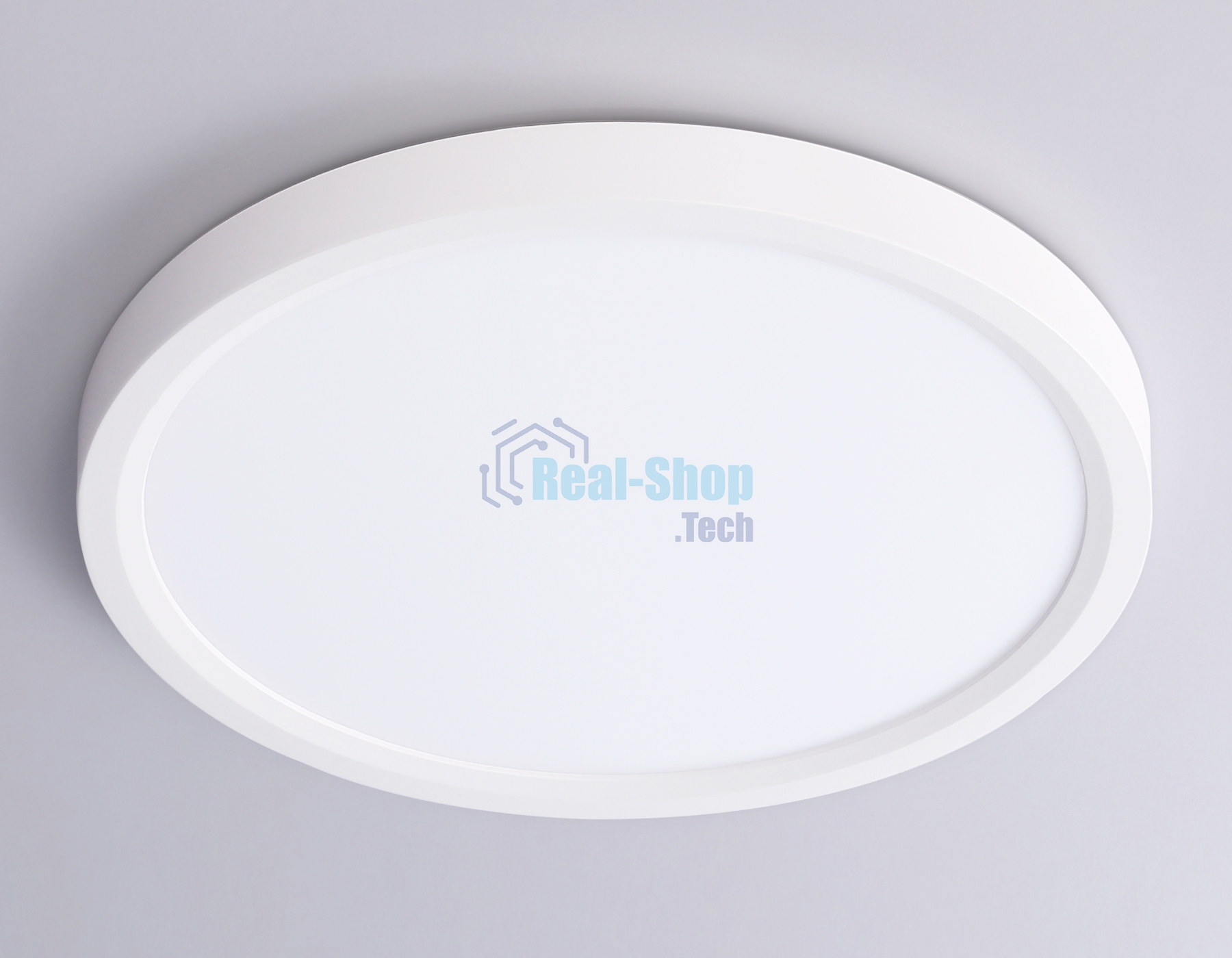 Светильник светодиодный ультратонкий Ambrella light FZ1901 WH белый IP54 13W 3000K-6500K CCT-переключатель D230*25 (Без ПДУ)