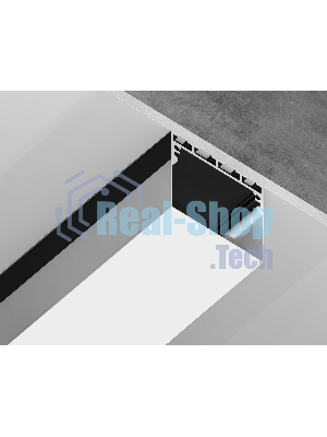Алюминиевый профиль Ambrella light GP3070BK черный 2000*45*42