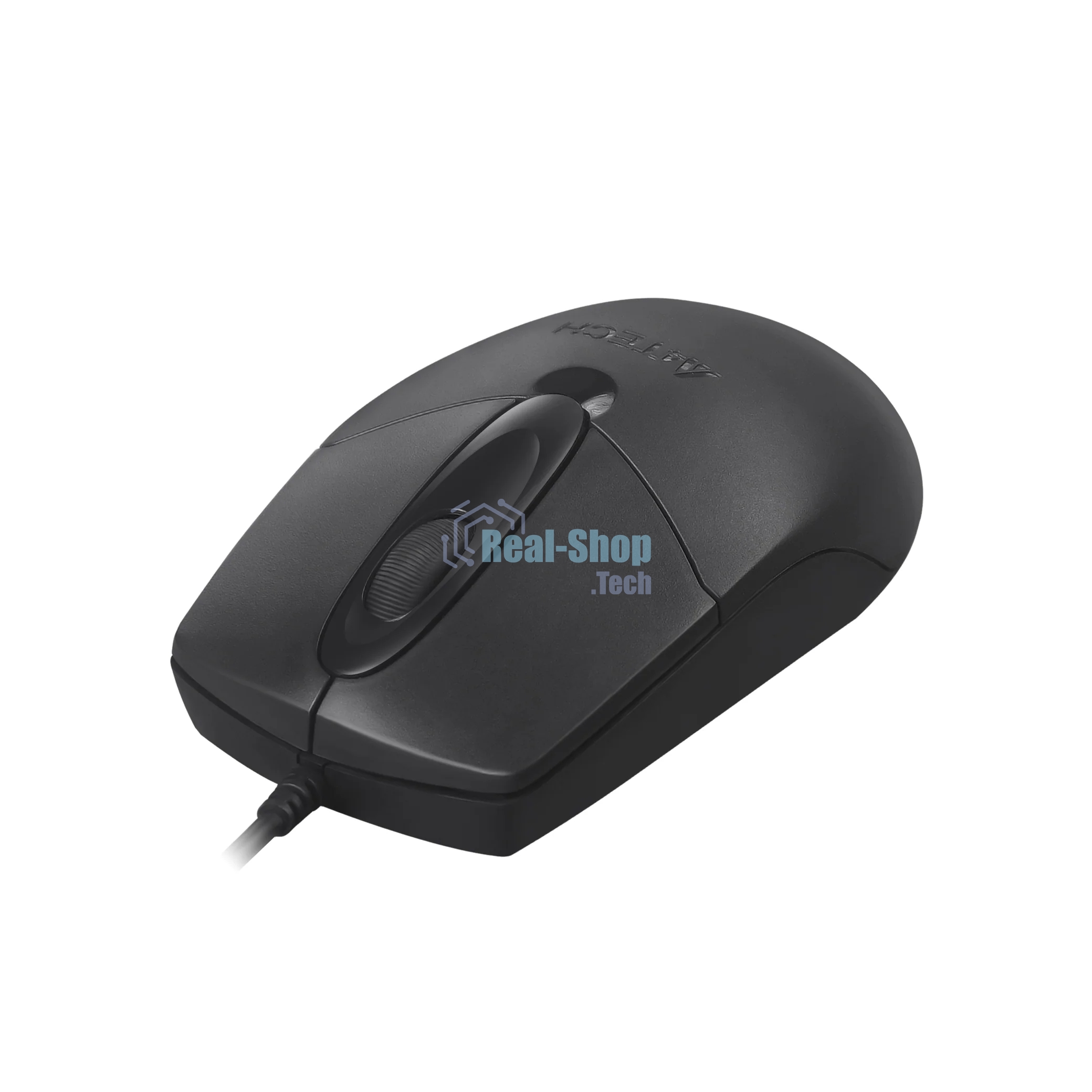 Мышь проводная A4Tech OP-720S черный, 1200 dpi, USB Type-A, кнопки - 3