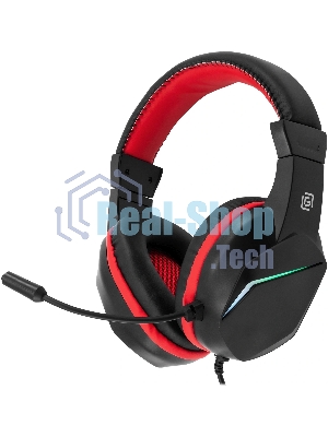 Гарнитура Oklick HS-L335G чёрный, проводная, USB-C/3.5 мм