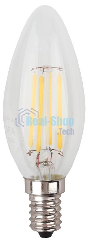 Лампа светодиодная ЭРА F-LED B35-11w-840-E14 (филамент, свеча, 11Вт, нейтр, E14)