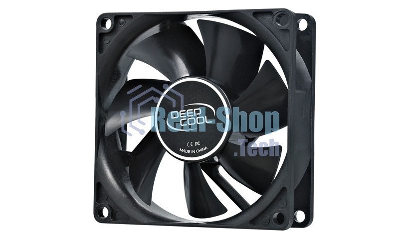 Вентилятор для корпуса DEEPCOOL XFAN 80 черный, 80 мм, 1800 об/мин, 20.3 дБ, 4 pin