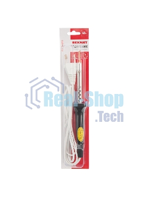 Паяльник Rexant, керам.нагреватель, 40 Вт, 230 В, ЭПСН
