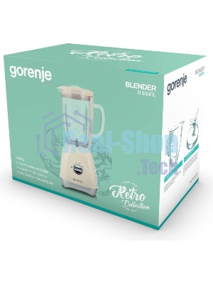 Блендер Gorenje стационарный B800RL, 800 Вт, 5 скоростей