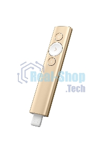 Презентер беспроводной Logitech Spotlight золотистый, радиоканал, USB, кнопки - 3