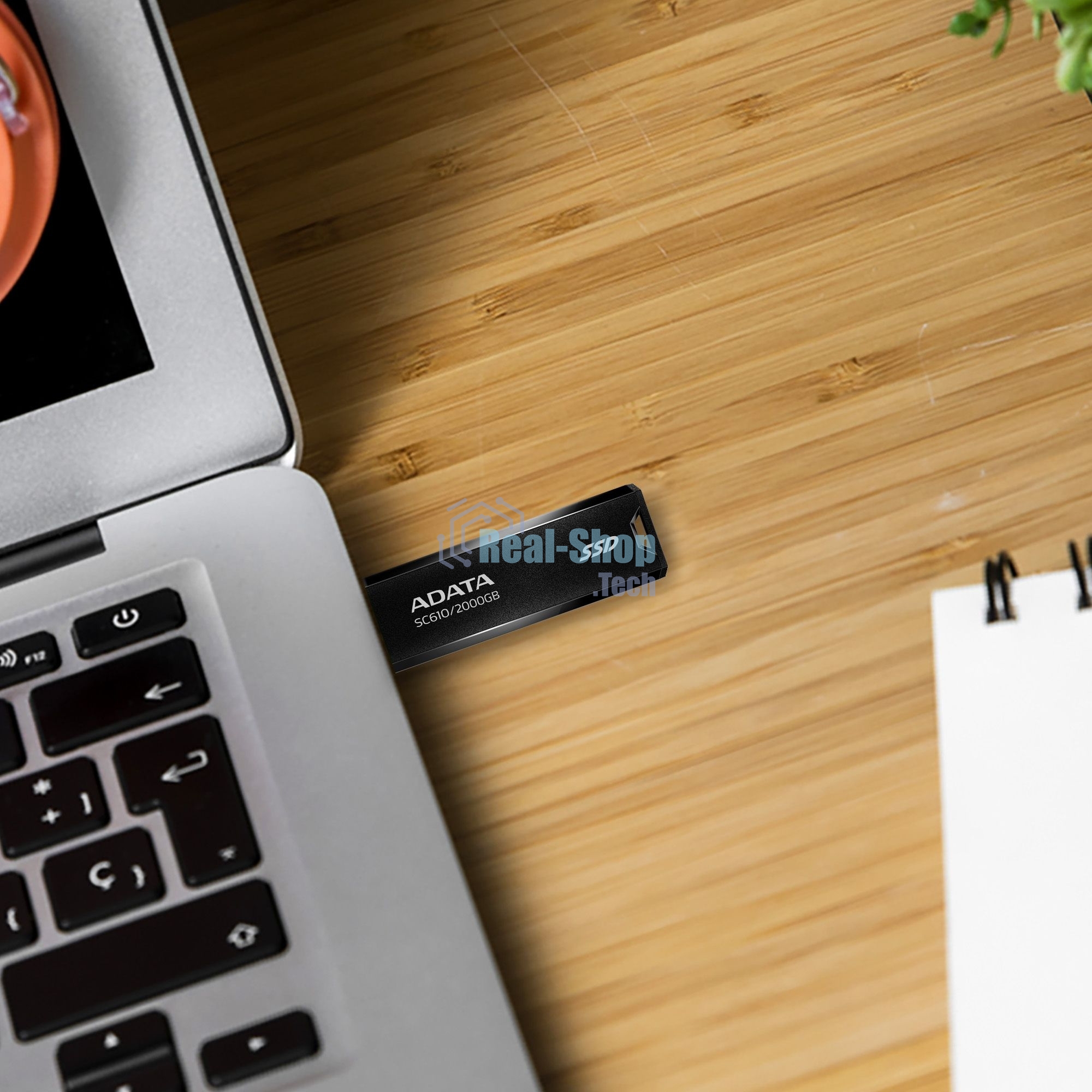 Внешний SSD ADATA SC610, 1TB, USB 3.2 Gen 2 Type-A, R/W 550/500, черный