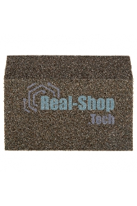 Губка для шлифования Matrix, 120 х 90 х 25 мм, трапеция, мягкая, P 80