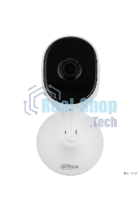 Компактная IP-видеокамера Dahua DH-IPC-C3AP-0280B с Wi-Fi 2.4ГГц 3Мп, 1/3.2” CMOS, объектив 2.8мм, обнаружение людей, ИК 10м, микрофон, динамик