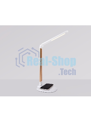 Светодиодная настольная лампа с беспроводной зарядкой Ambrella light DE525 GD золото LED 3000-6400K 7W