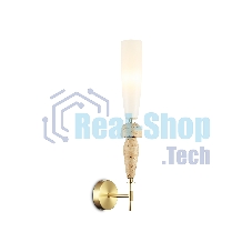 Настенный светильник Ambrella light LH75369 GD/WH золото/белый G9 max 28W 70*150*560