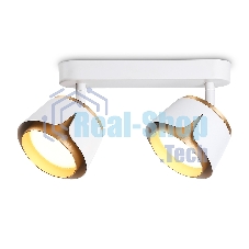 Светильник Ambrella light TN71229/2 WH/GD белый/золото GX53/2 220*100*147