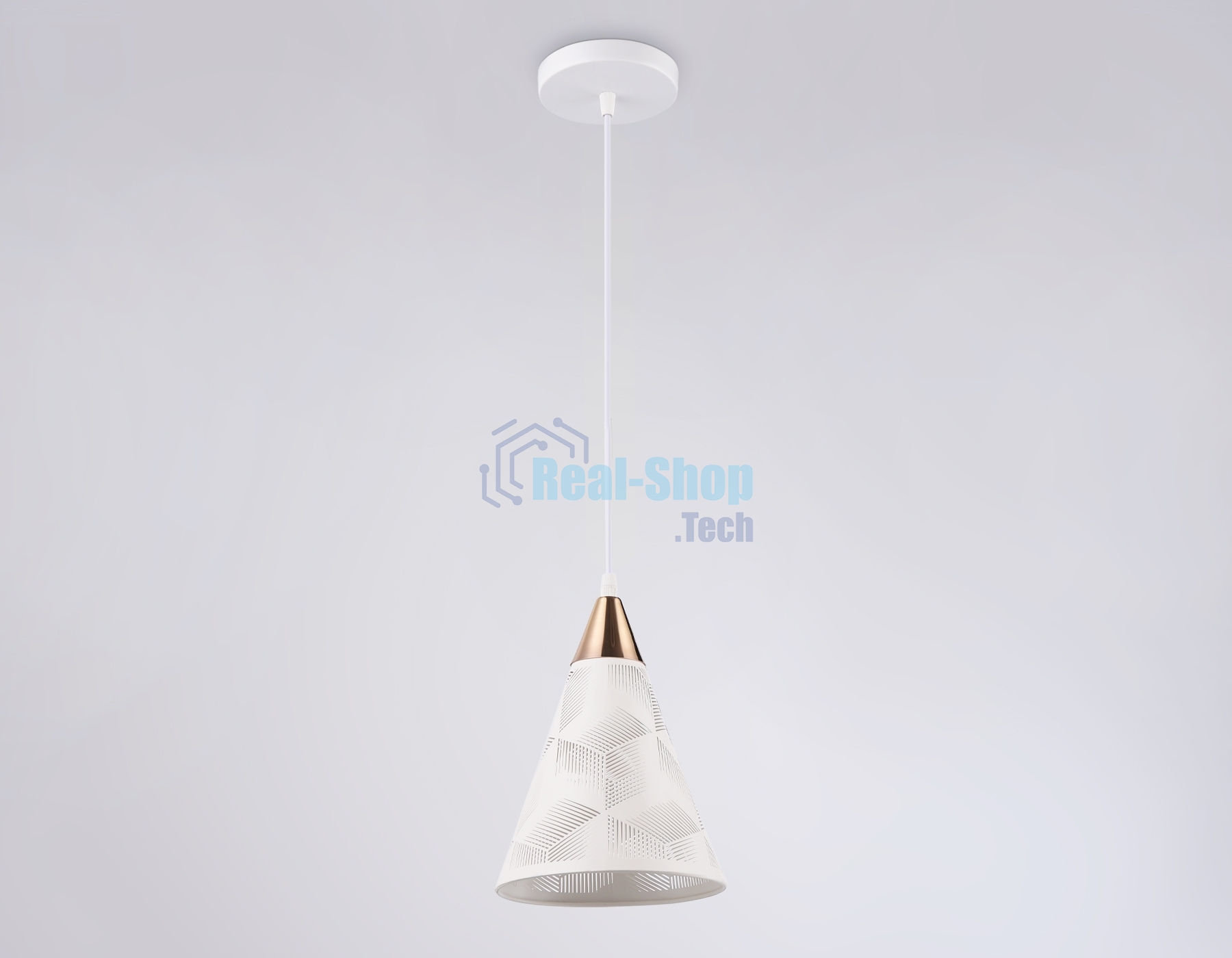 Светильник Ambrella light TR8429 WH/FGD белый/золото E27 max 40W D180*800