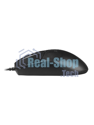 Мышь проводная A4Tech OP-720S черный, 1200 dpi, USB Type-A, кнопки - 3