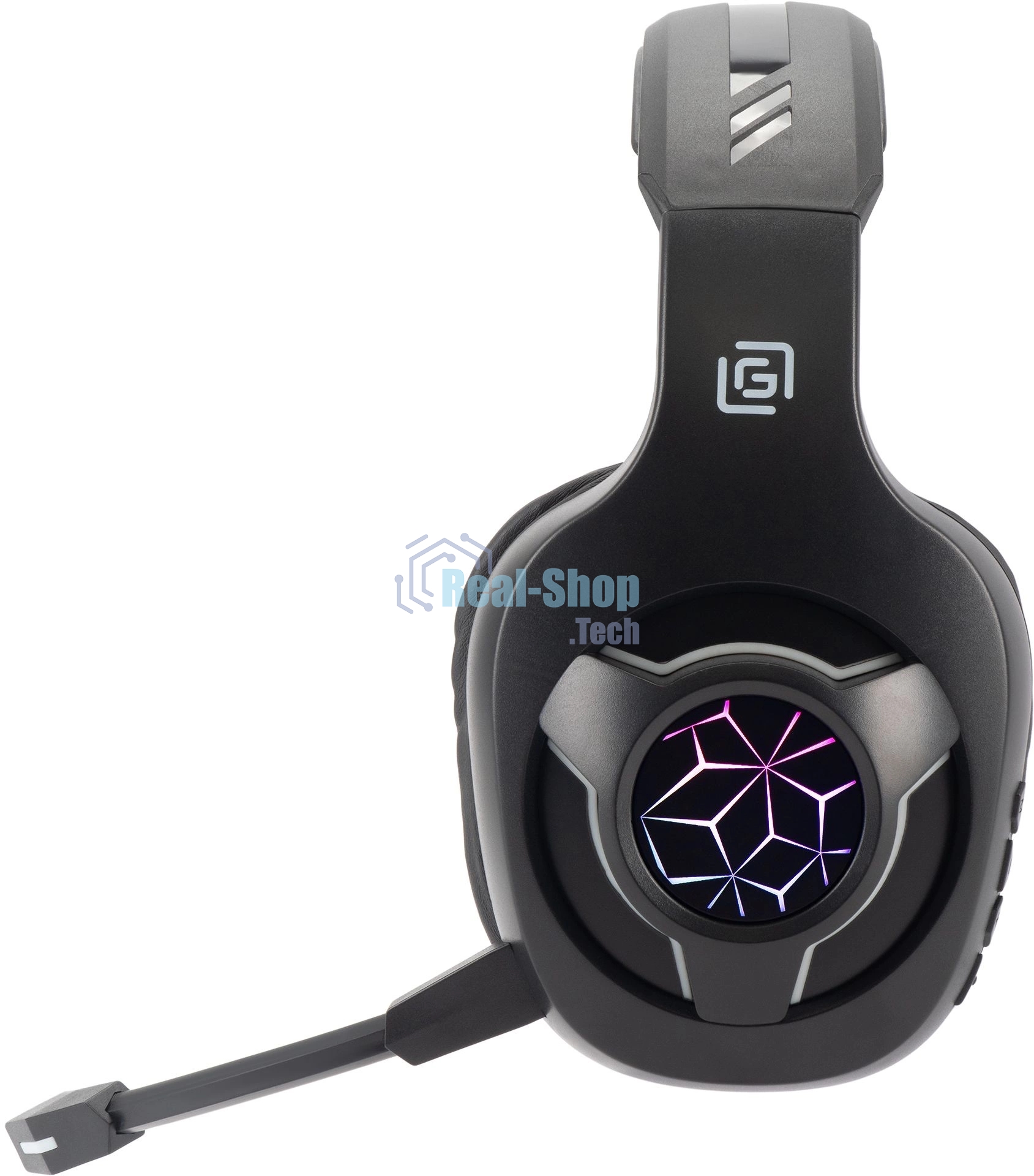 Гарнитура Oklick HS-L575G чёрный, беспроводная + проводная, Bluetooth