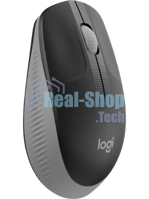 Мышь беспроводная Logitech M190 черный/серый, 1000 dpi, радиоканал, USB, кнопки - 3