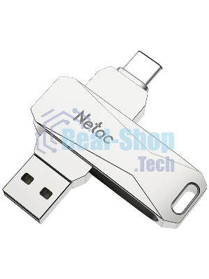 Флешка USB Netac U782C NT03U782C-128G-30PN dual USB 3.0+TypeC 128Gb, retail version