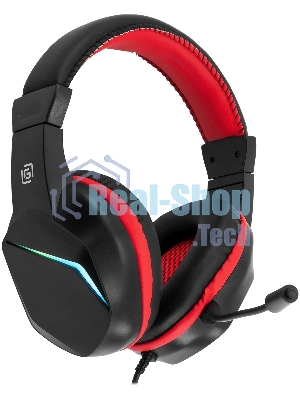Гарнитура Oklick HS-L335G чёрный, проводная, USB-C/3.5 мм