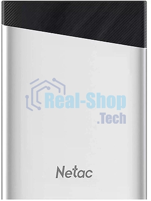 Внешний SSD Netac Z6S, 960 GB, USB 3.2 Gen 2 Type-C, R/W 520/480, серебристый