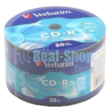 Диск CD-R Verbatim 700 Mb, 52x, Shrink (50), DataLife (50/600)