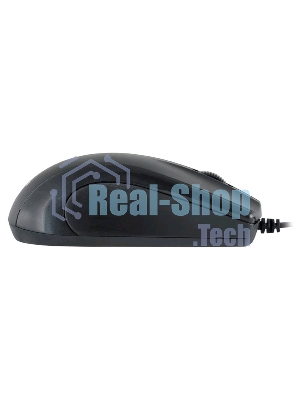 Мышь проводная Oklick 185M черный, 1200 dpi, USB, кнопки - 3