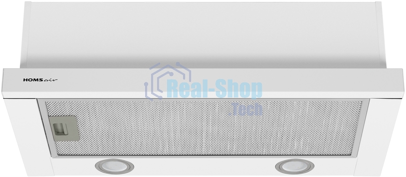 Вытяжка телескопическая HOMSair Flat 50 белый, 50 см, 520 куб. м/ч, 47 дБ