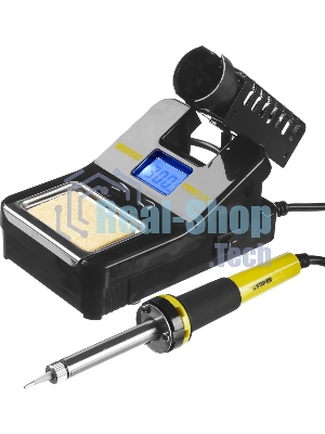Паяльная станция STAYER 55370 profi цифровая с жк дисплеем диапазон 160-520°c шаг 10°c 48Вт