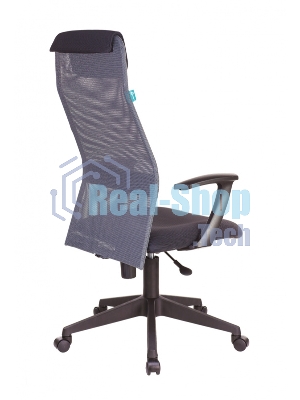 Кресло руководителя Бюрократ KB-8N/DG/TW-12 серый TW-04 TW-12 сетка