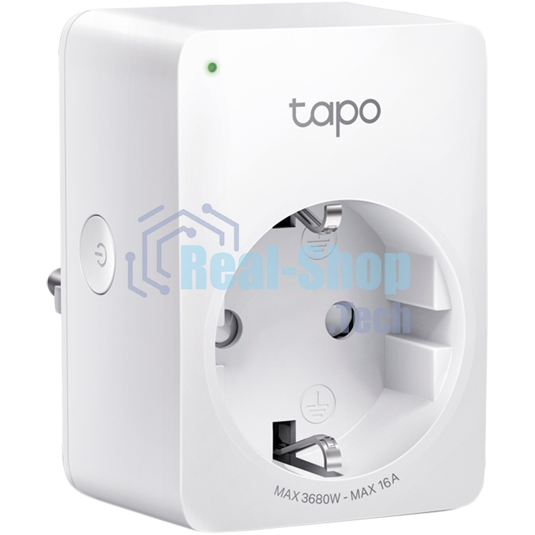 Умная розетка Mini Smart Wi-Fi Socket, Energy MonitoringSPEC: 100-240 V, Max Load 16 A, 50/60 Hz, 2.4 GHz Wi-Fi networkingFEATURE: Amazon Certified for Humans (FFS), Energy Monitoring, Voice Control (works with Amazon Alexa and Google Assistant), Remote Control