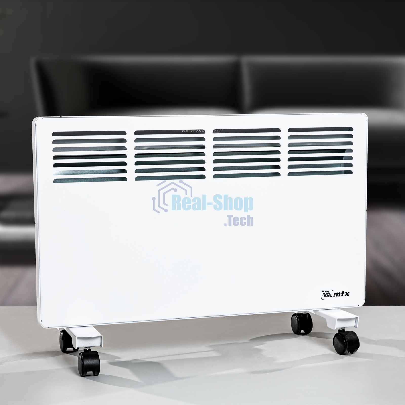 Конвектор MTX КМ-2000.2 белый, 2000 Вт, 25 м2, термостат